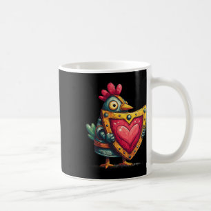 Mug Paladin oiseau d'armure avec amour de bouclier de