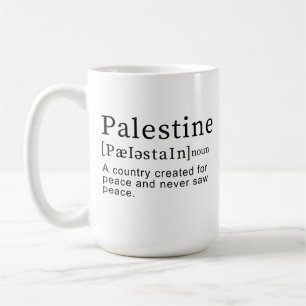 Mug Palestine Signification design Palestine Définitio