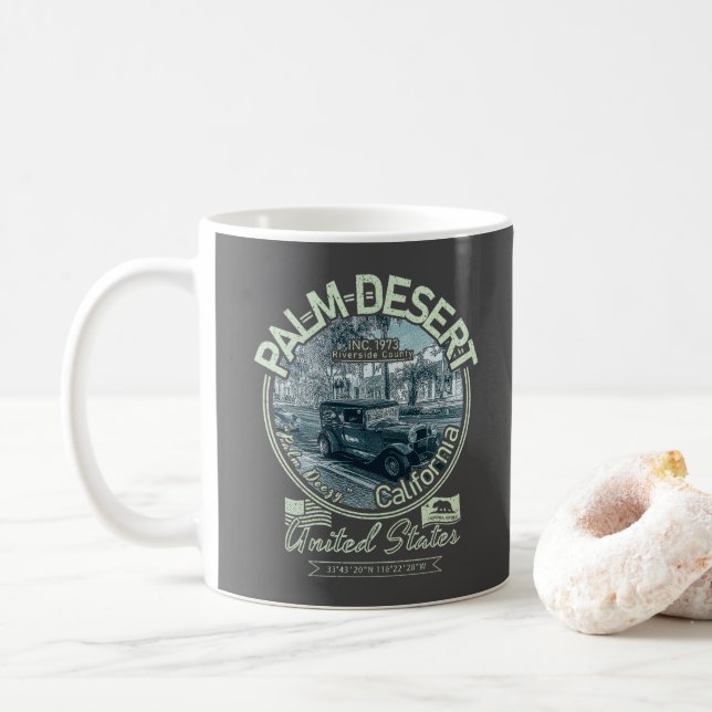MUG PALM DESERT RIVERSIDE CALIFORNIE (Avec donut)