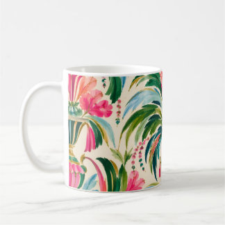 Mug Palme en chinoiserie rose