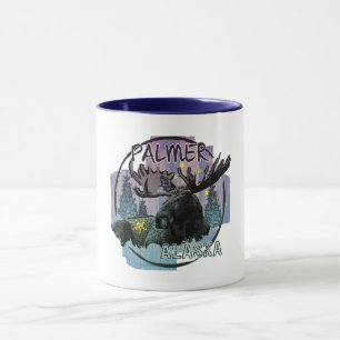 Mug Palmer Alaska rustique orignal muge