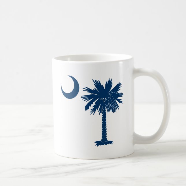 Mug Palmetto bleu (Droite)