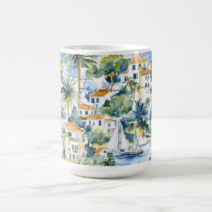 Mug Palmiers Tropicaux de la Côte d'Azur