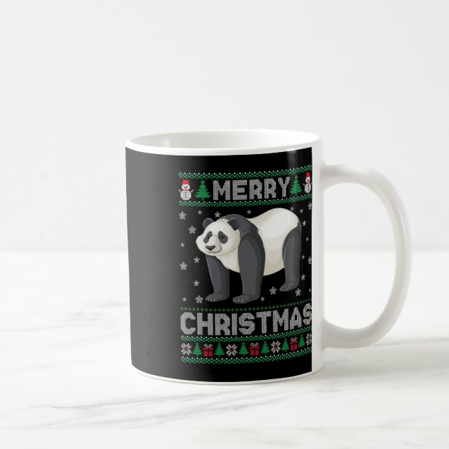 Mug Panda Animal Hommes Femmes Enfants Vilain Chandail (Droite)