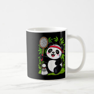 Mug Panda Badminton Exhaussé - Funny mignonne Shuttle 