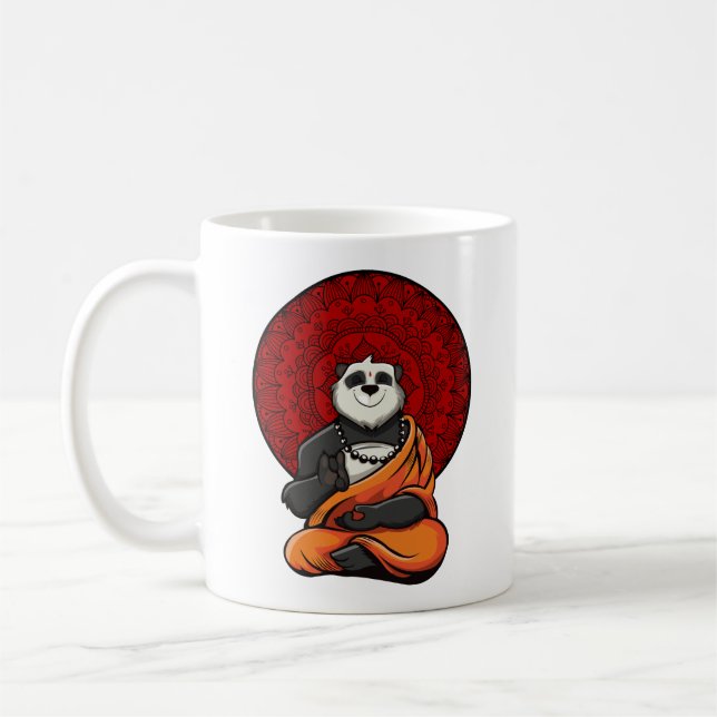 Mug Panda Bear Zen Yoga Medina Bouddha (Gauche)