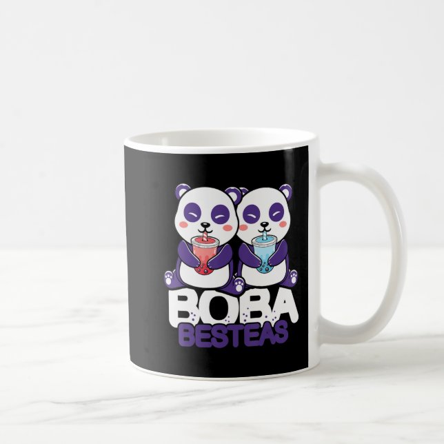 Mug Panda Boba Bubble Tea Anime Kawaii Neko Girls (Droite)