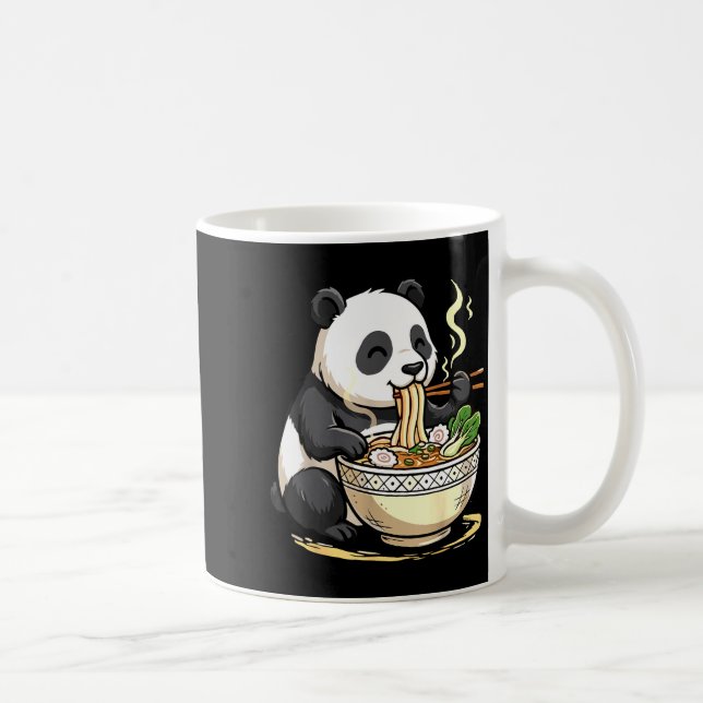 Mug Panda Eating Funny Ramen Noodles  (Droite)