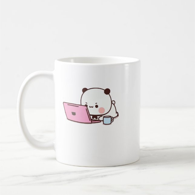 Mug Panda Et Brownie Bear Couple (Gauche)