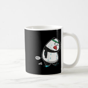 Mug Panda Fatigué Drôle Jouer Badminton