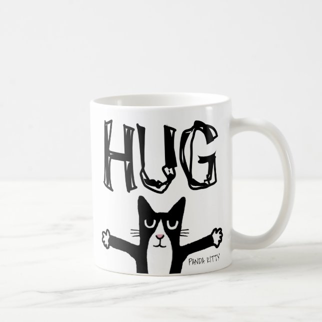 MUG PANDA KITTY CAT CAFÉ MUG, HUG (Droite)