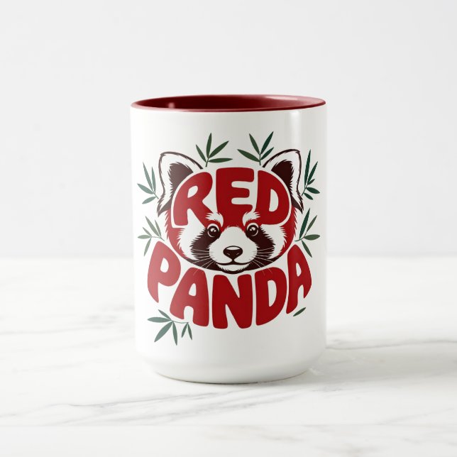 Mug Panda rouge (Centre)