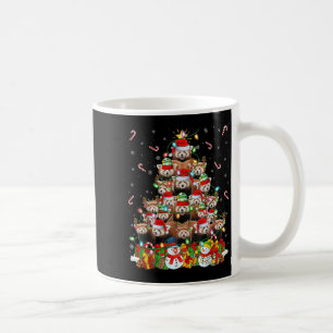 Mug Panda Rouge Éclairage de Noël Arbre Père Noël Pand