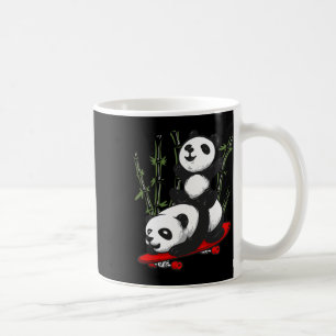 Mug Panda Skateboard Ours Sauvage Drôle Panda Skateboa