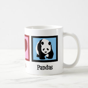 Mug Pandas d'amour de paix