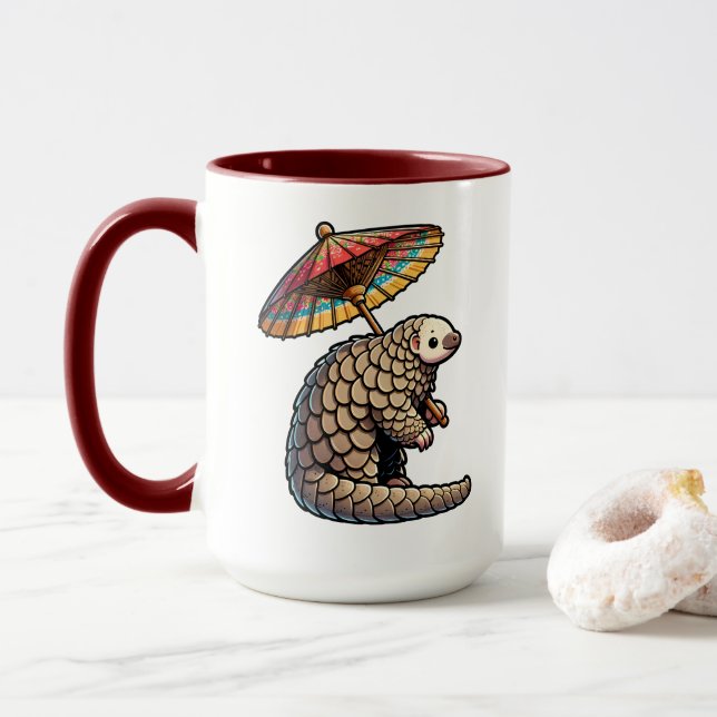 Mug Pangolins du coeur (Avec donut)