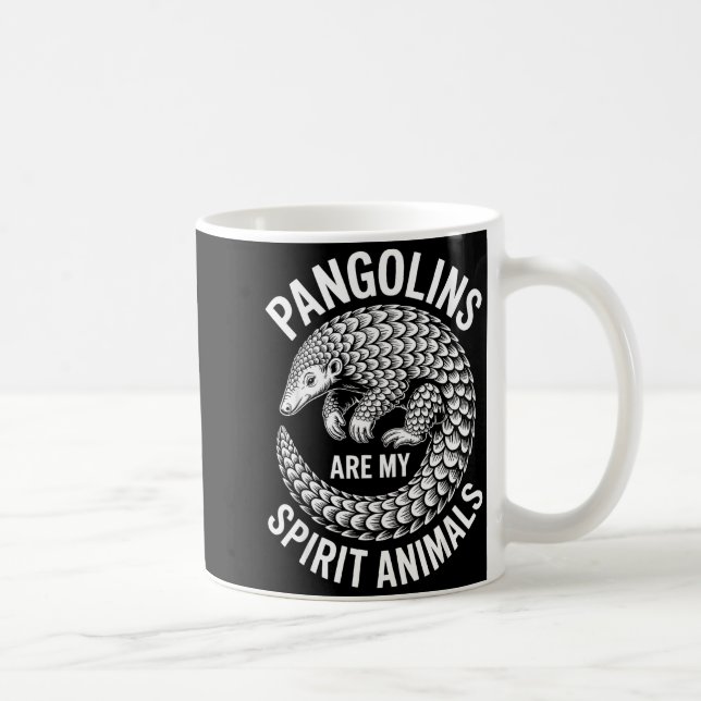 Mug Pangolins Srit Animals Funny Pangolin  (Droite)