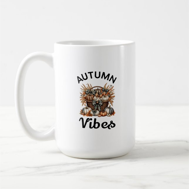 Mug Panier citrouille vibes d'automne (Gauche)