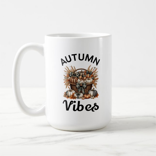 Mug Panier citrouille vibes d'automne (Gauche)