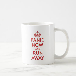 Mug Panique maintenant et course loin
