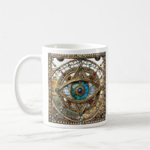 Mug Panneau de fenêtre orné du troisième œil