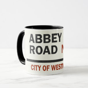 Mug Panneau de rue Abbey Road Londres