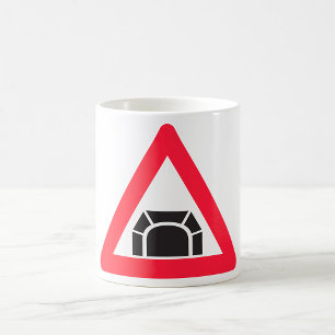 Mug Panneau de signalisation de tunnel Symbole de la c