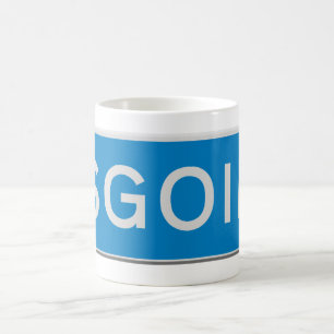 Mug Panneau de signalisation SGOIL (école en gaélique