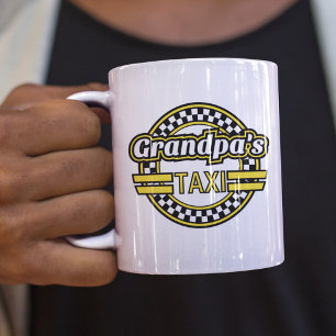 Mug Panneau de taxi de grand-père