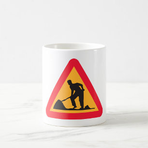 Mug Panneau de travaux routiers à venir Zone de constr