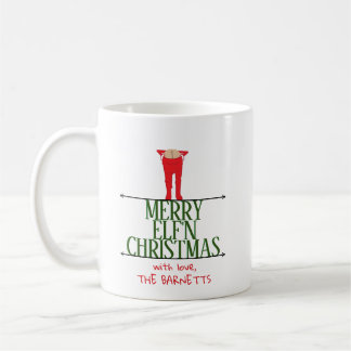 Mug Panneau de vœux de Noël Elf Shenanigans