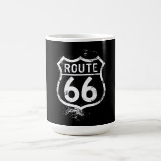 Mug Panneau en détresse Route 66 vintage Americana Voy