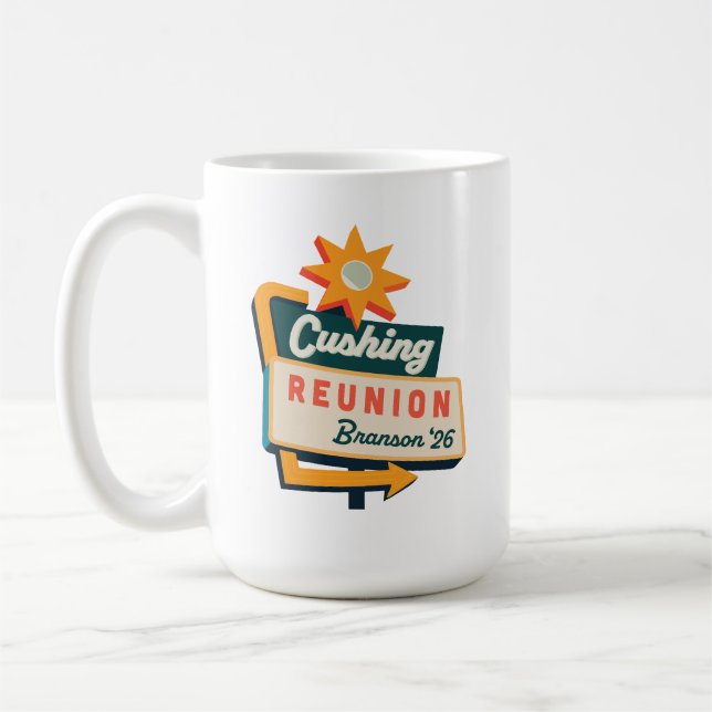 Mug Panneau routier de Cushing (Gauche)