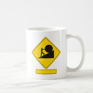 Mug Panneau routier de Sisyphus