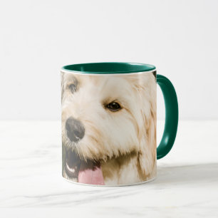 Mug Panneaux de coquelicot de Goldendoodle