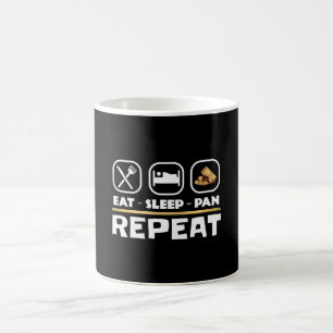 Mug Panorama d'or prospecter le sommeil oriental Répét