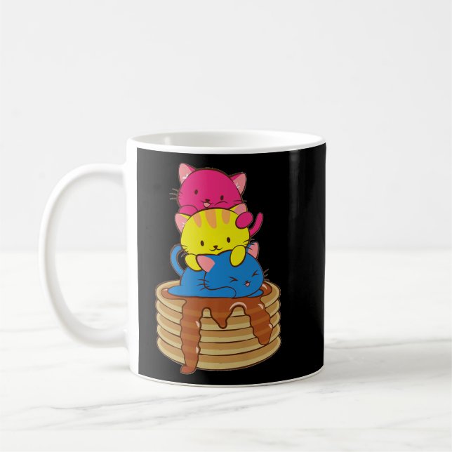 Mug Pansexual Pride Flag mignon LGBTQ Pan Pride Kawaii (Gauche)