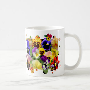 Mug Pansy Patchwork