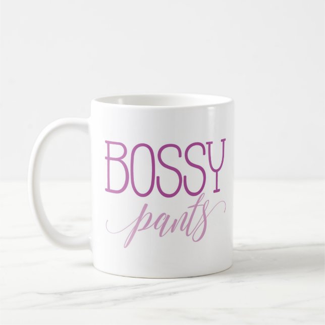 Mug "Pantalon autoritaire" drôle (Gauche)