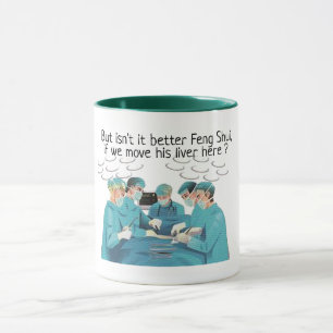 Mug pantalon médical de hip Feng shui
