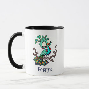 Mug Paon zombie personnalisé