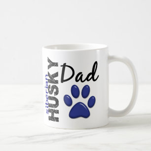 Mug Papa 2 de chien de traîneau sibérien
