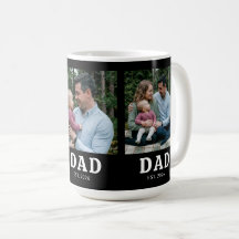 Papa a établi Bold Modern Black 3 Photo