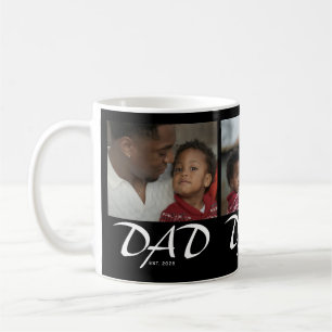 Mug Papa a établi un script moderne noir 3 Photo