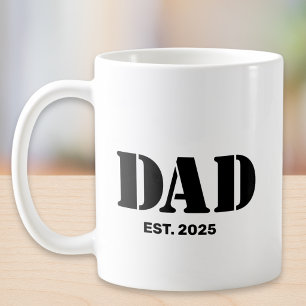 Mug Papa a fondé un nouveau cadeau pour papa