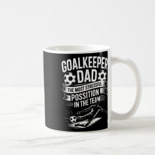 Mug Papa amateur de football, le poste le plus stressa