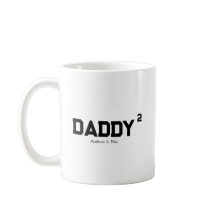 Papa avec le nom personnalisé des enfants
