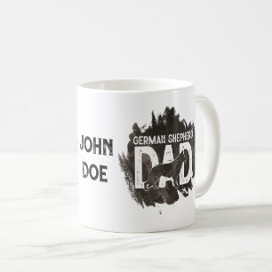 Mug Papa Berger Allemand Amoureux de Chien Papa Fête d