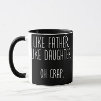 Papa Cadeaux de la fille Comme père Comme fille