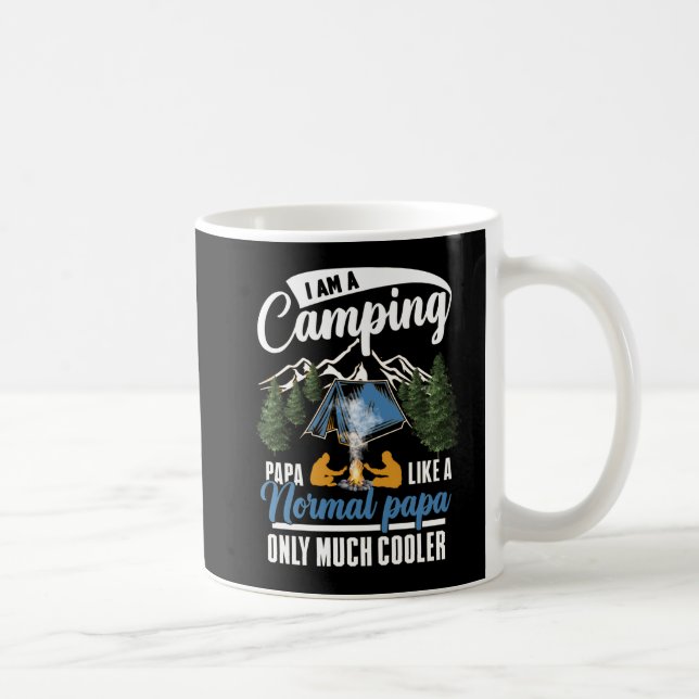 Mug Papa Camping Moderne (Droite)